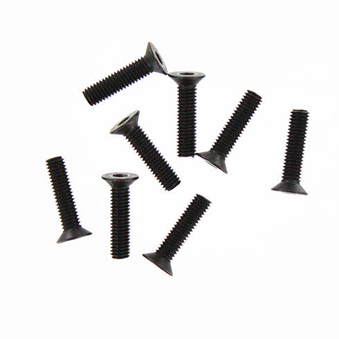 REDCAT - 50091 5x20mm Countersunk Hex Machine Thread Screws (8pcs) (50091)