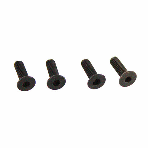 REDCAT - 50083 3x10mm Countersunk Hex Machine Thread Screws (4pcs) (50083)