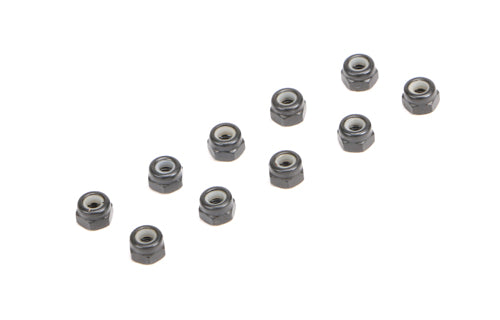 REDCAT - 3mm Steel Nylon Insert Lock Nuts (10pcs) (111007ST)