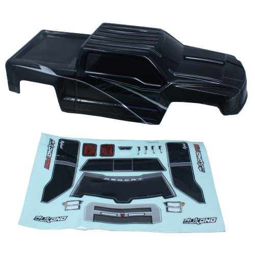 REDCAT - 1/10 Truck Body (Black)(1pc) (H10-B)