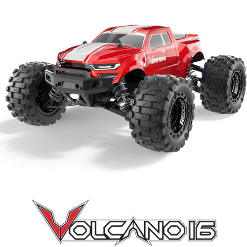 REDCAT - Volcano-16 1/16 Scale Monster Truck - Red (RER13648)