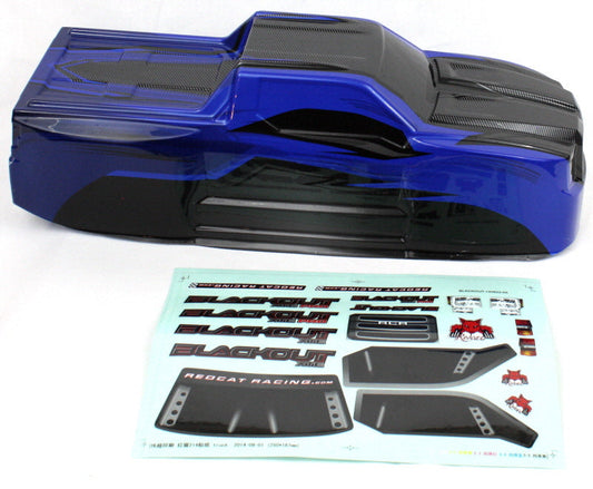 REDCAT - BS214-003T-BLUE 1/10 Truck Body w/ Stickers (Blue)(1pc) (BS214-003T-BLUE)