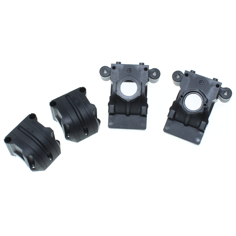 REDCAT - RER26410 Front and Rear Gearbox Housings (Plastic)(1set) (RER26410)