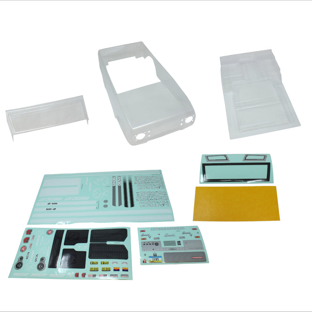 REDCAT - RER15464 International Scout 800 Body Set(Clear)(1set) (RER15464)