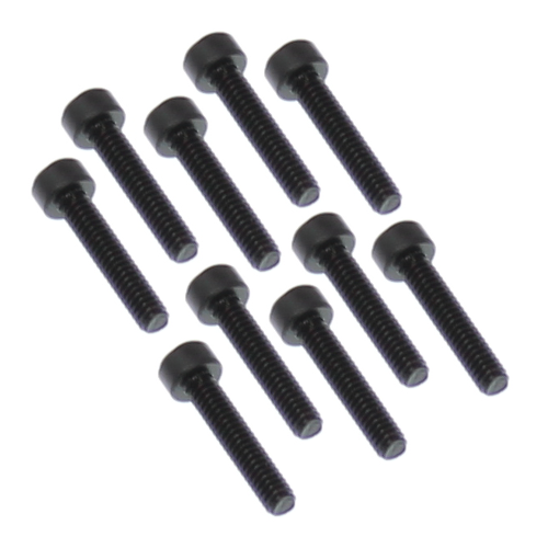 REDCAT - RER11380 2x10mm Cap Head Hex Machine Thread Screws (10pcs) (RER11380)