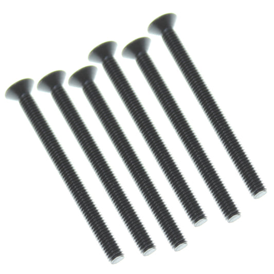 REDCAT - RER18909 3x35mm Countersunk Hex Machine Thread Screws (6pcs) (RER18909)
