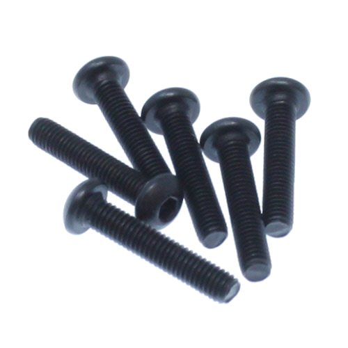 REDCAT - 3x16mm Button Head Hex Machine Thread Screws (6pcs) (70547)