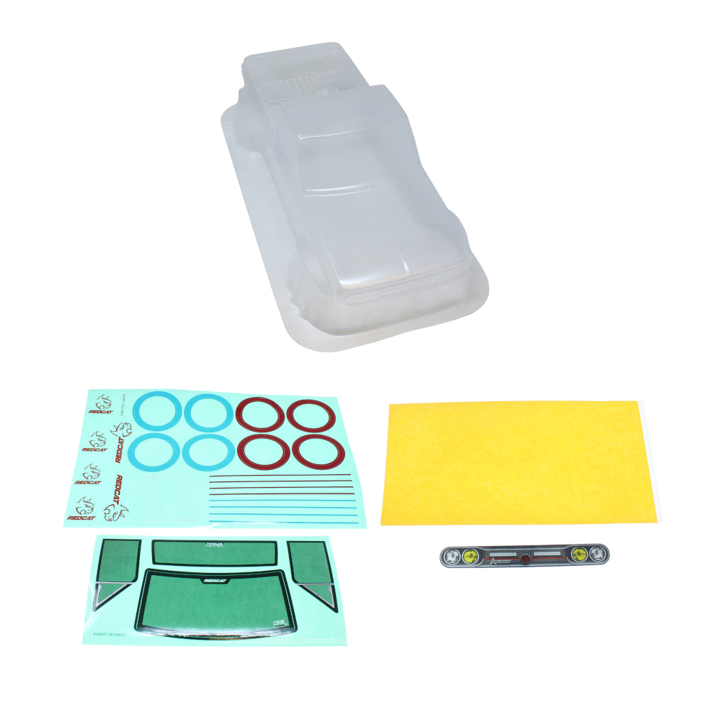 REDCAT - RER22353 10th Crawler Body (Clear)(1pc) (RER22353)
