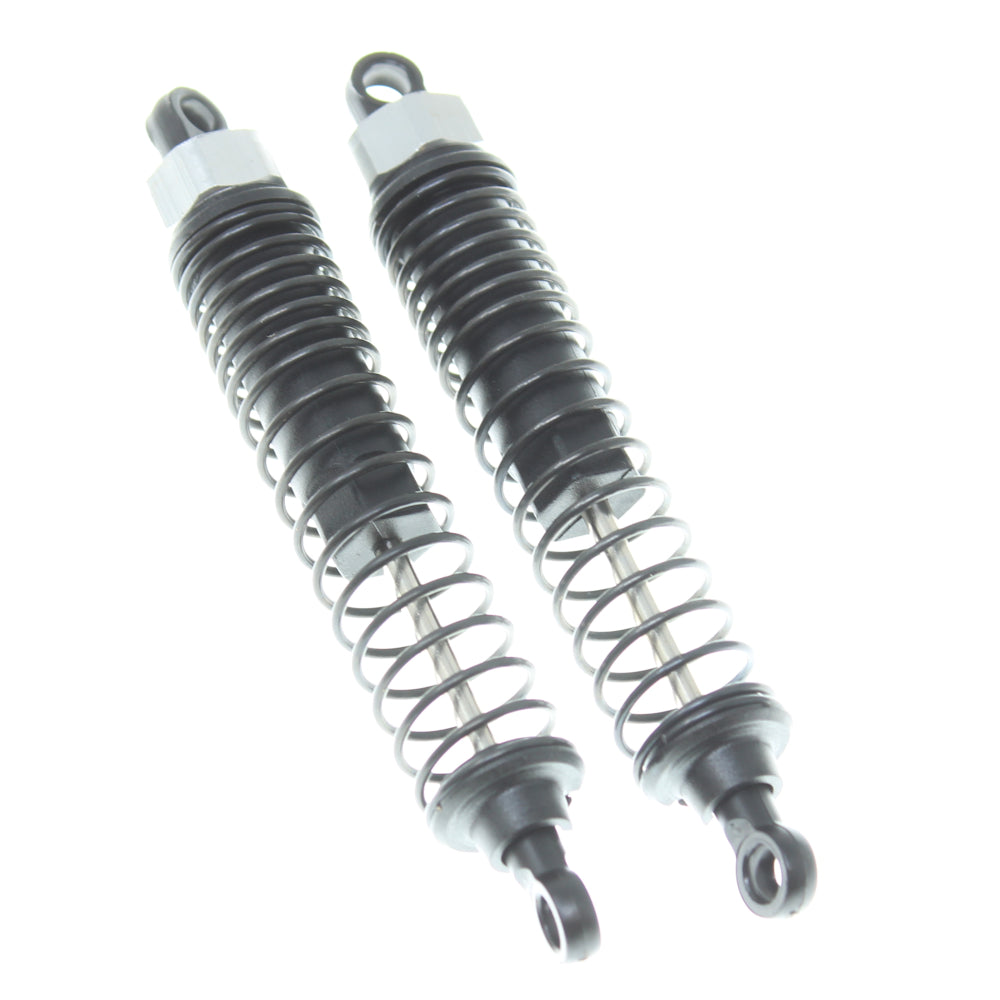 REDCAT - 08001S Plastic body shocks w/ black springs(Silver) (2pcs) (08001S)