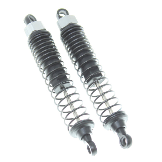 REDCAT - 08001S Plastic body shocks w/ black springs(Silver) (2pcs) (08001S)