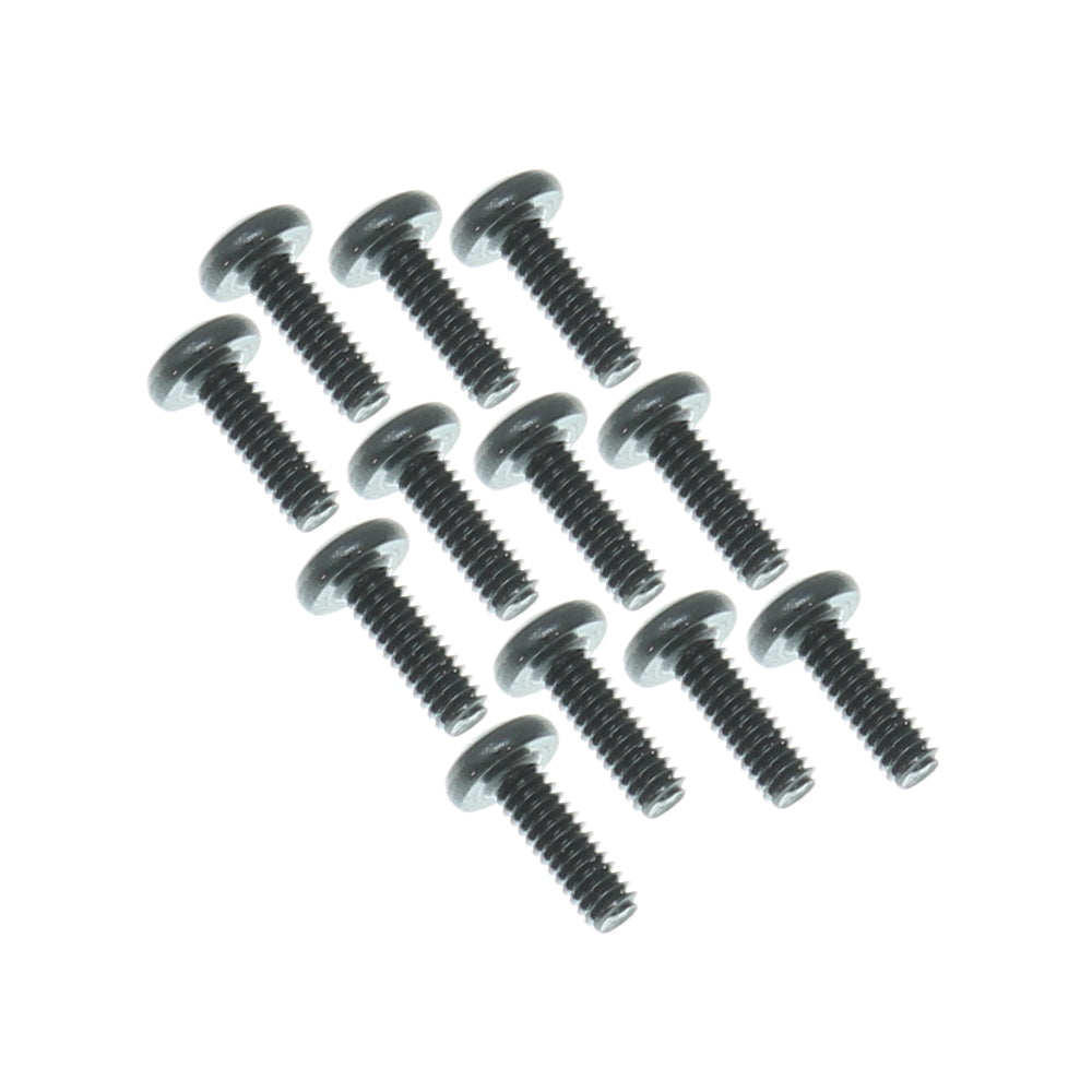 REDCAT - RER13475 2x6mm Button Head Hex Machine Thread Screws (12pcs) (RER13475)
