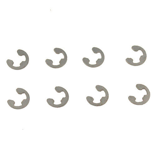 REDCAT - 50043 4mm E-Clips (8pcs) (50043)