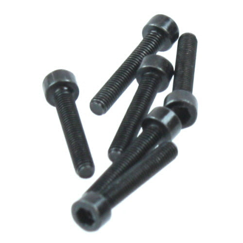 REDCAT - 3x18mm Cap Head Hex Machine Thread Screws (6pcs) (98078)