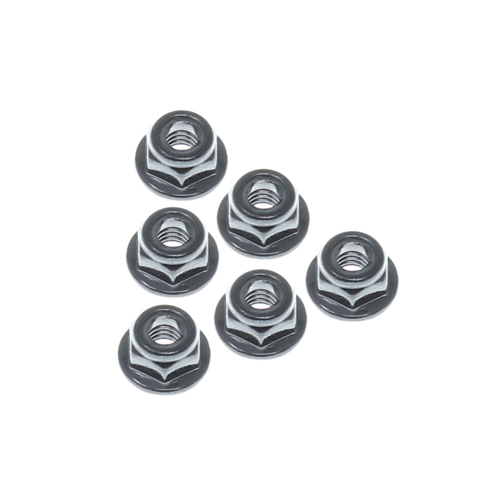 REDCAT - RER12694 4mm Serrated Nylon Lock Nut (6pcs) (RER12694)