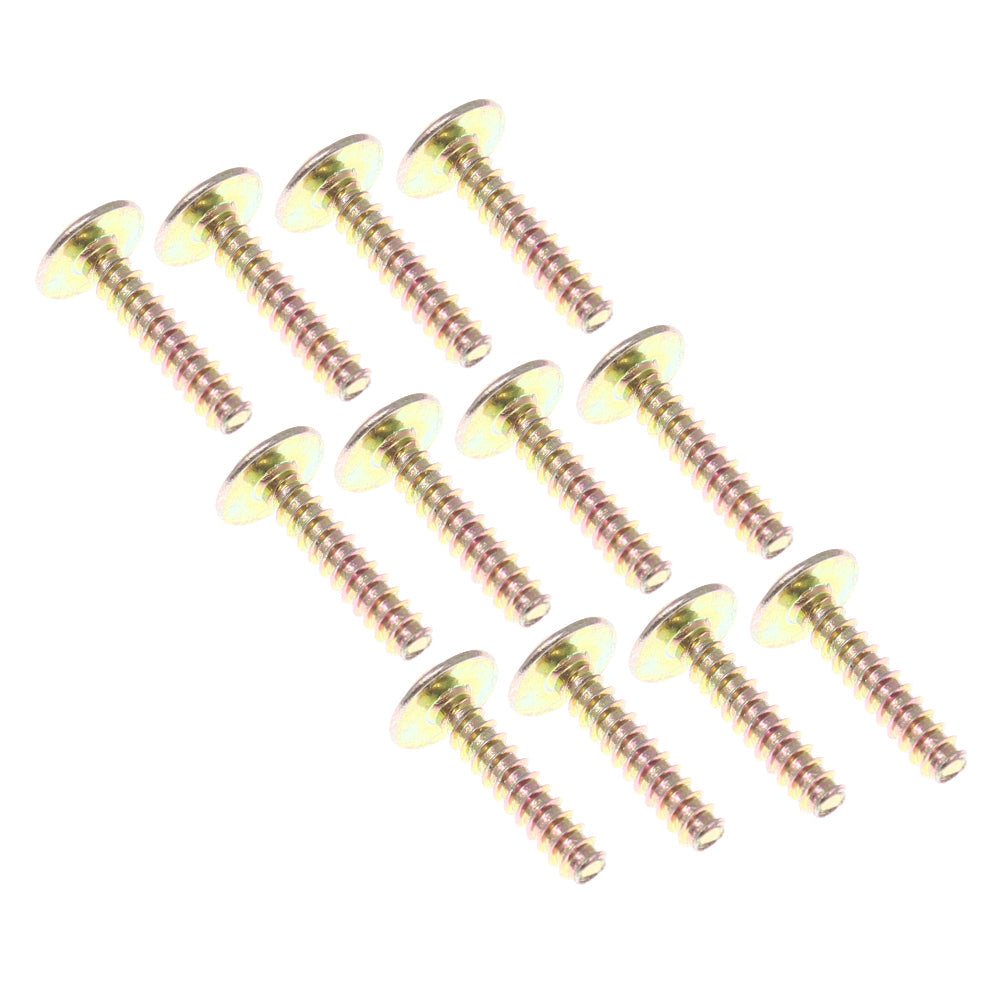 REDCAT - RER13672 2.6x12mm Washer Head Phillips Self Tapping Screws (12pcs) (RER13672)
