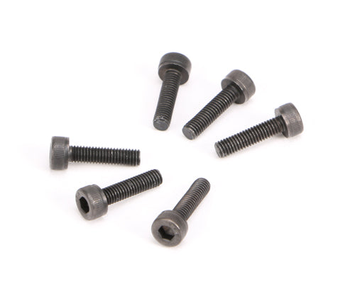 REDCAT - 3x12mm Cap Head Hex Machine Thread Screws (6pcs) (126312C)