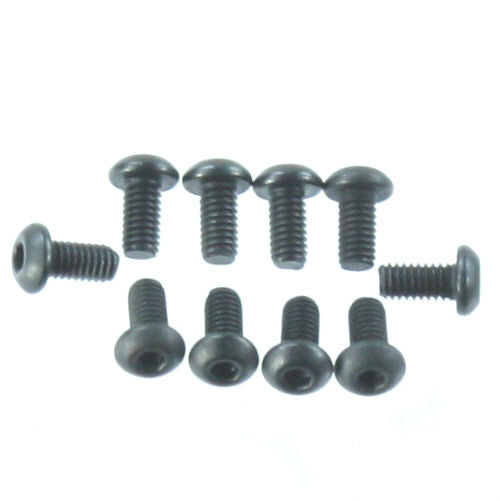 REDCAT - 2.5x5mm Button Head Hex Machine Thread Screws (10pcs) (122505BU)