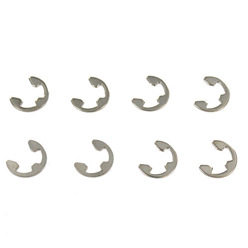 REDCAT - 50044 8mm E-Clips (8pcs) (50044)