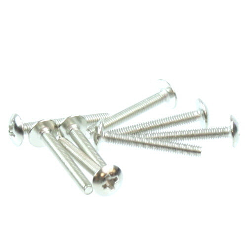 REDCAT - 2.5x20mm Button Head Phillips Machine Thread Screws (4pcs) (61021)