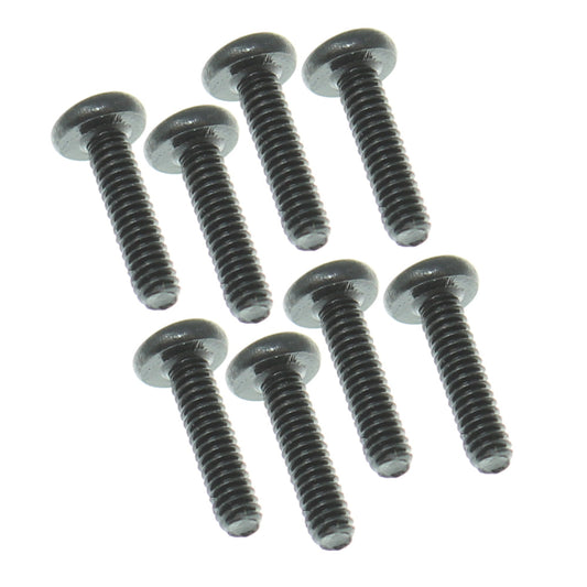 REDCAT - RER13477 2x8mm Button Head Hex Machine Thread Screws (12pcs) (RER13477)