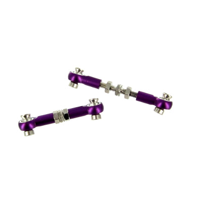 REDCAT - 102017 Turnbuckle w/ machined aluminum rod ends(Purple)(2pcs) (102017)