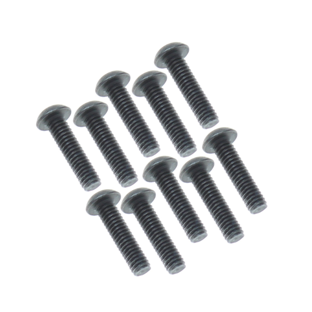 REDCAT - RER29666 2.5x10MM Button Head Machine Thread Screws (10pcs) (RER29666)