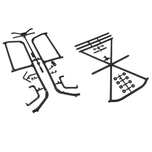 REDCAT - RER14318 Roll Cage Assembly W/ Body Mounts |  Spare Tire Mount (1Set) (RER14318)