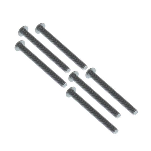REDCAT - RER12713 3x30mm Button Head Hex Machine Thread Screws (6pcs) (RER12713)