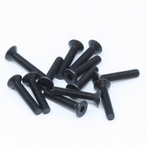 REDCAT - 3x16mm Countersunk Hex Machine Thread Screws (12pcs) (BS502-031)
