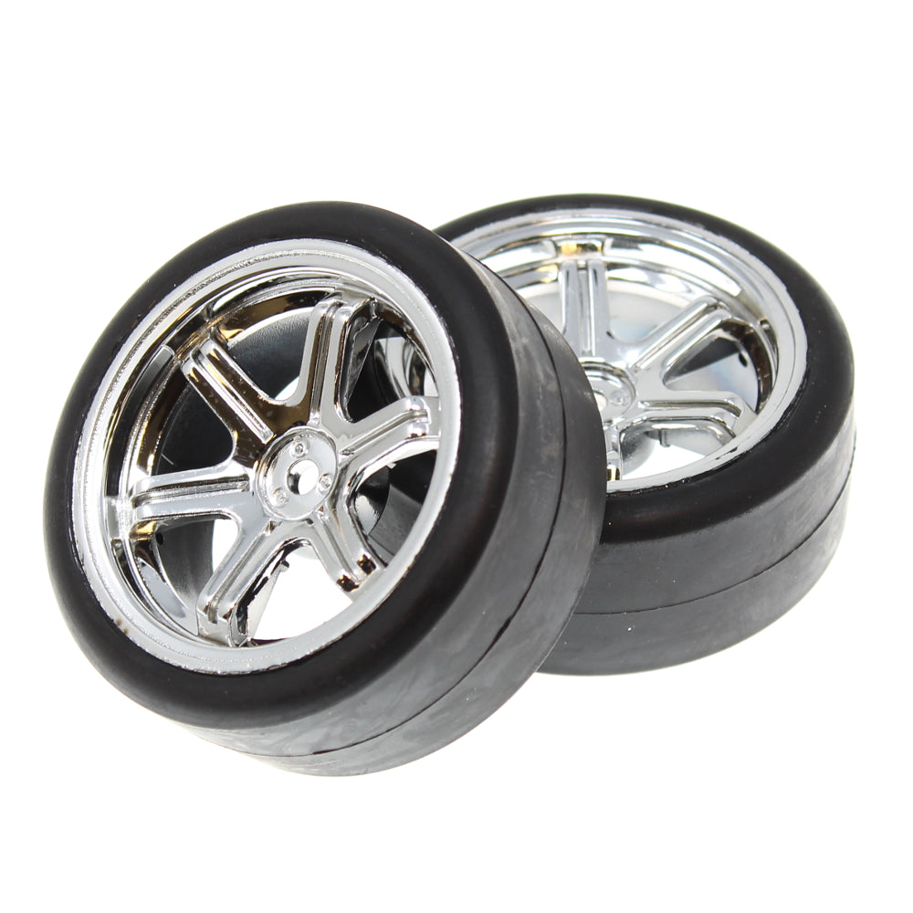 REDCAT - BS205-011 Road Wheels |  Chrome (BS205-011)