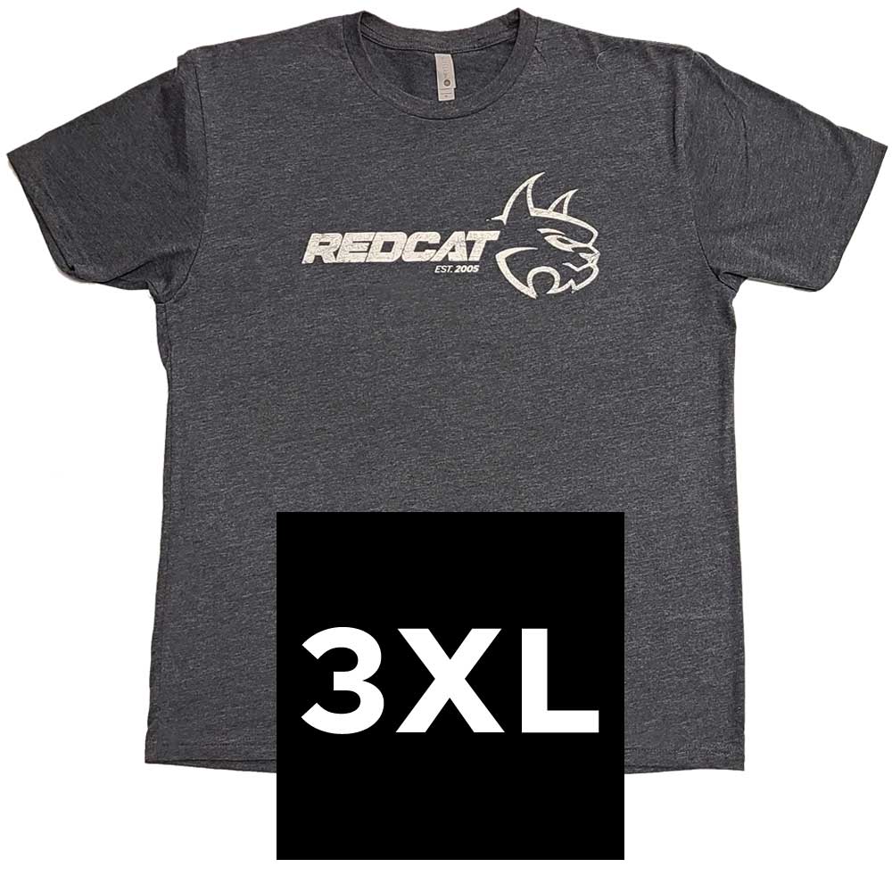 REDCAT - RER14265 Redcat Logo T-Shirt(Distressed)(3XL)(1pc) (RER14265)