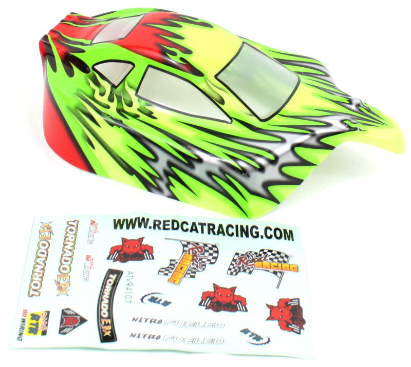 REDCAT - 10707 1/10th Buggy Body(Red/Green)(1pc) (10707)