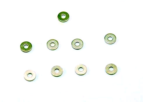 REDCAT - 50078 3x8x0.8mm Washers (9pcs) (50078)