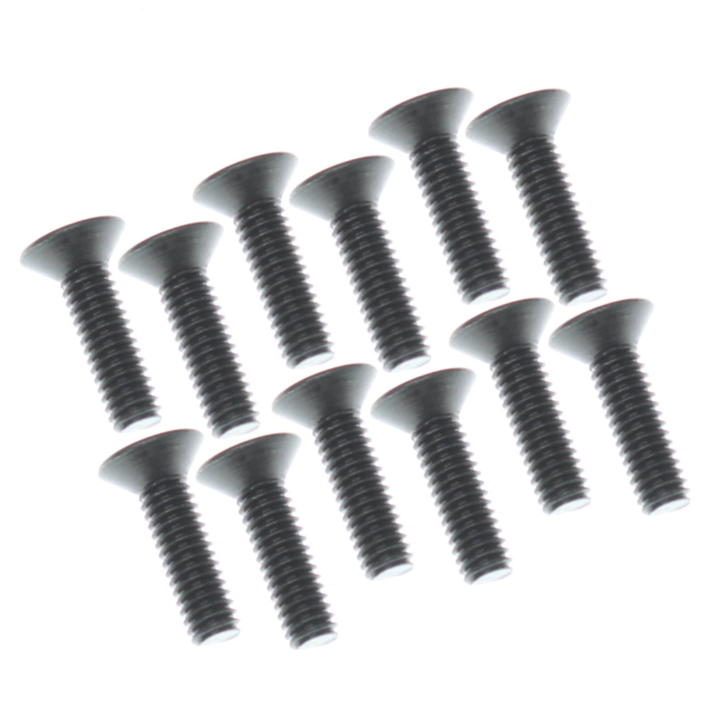 REDCAT - RER20113 4x14mm Countersunk Hex Machine Thread Screws (12pcs) (RER20113)