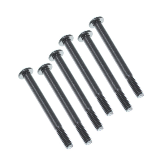 REDCAT - RER18707 4x40mm Button Head Hex Machine Thread Screws(6pcs) (RER18707)
