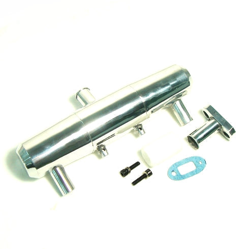 REDCAT - 700001 Dual Exit Tuned Pipe Set(Aluminum)(Polished)(1set) (700001)