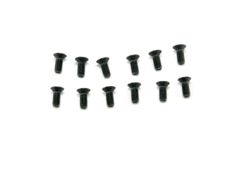 REDCAT - 50088 5x12mm Countersunk Hex Machine Thread Screws (12pcs) (50088)