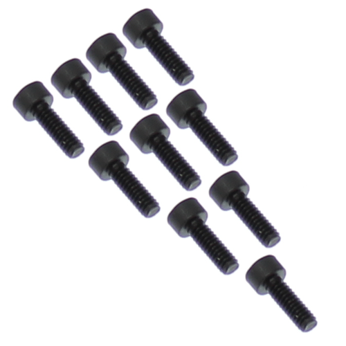 REDCAT - RER11378 2x6mm Cap Head Hex Machine Thread Screws (10pcs) (RER11378)