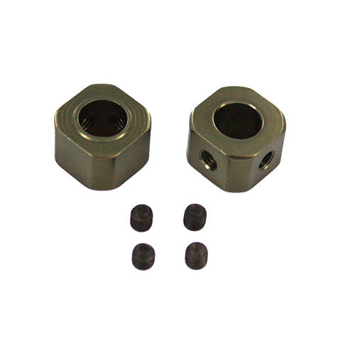 REDCAT - 07136 Wheel Hub(Square)(Aluminum)(2pcs) (07136)