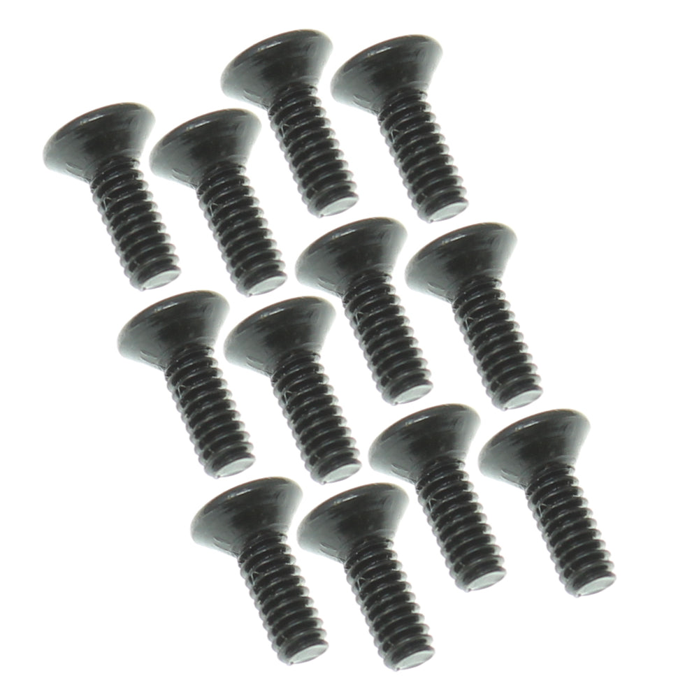 REDCAT - RER13472 2x6mm Countersunk Hex Machine Thread Screws (12pcs) (RER13472)