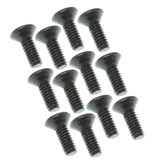 REDCAT - RER13472 2x6mm Countersunk Hex Machine Thread Screws (12pcs) (RER13472)