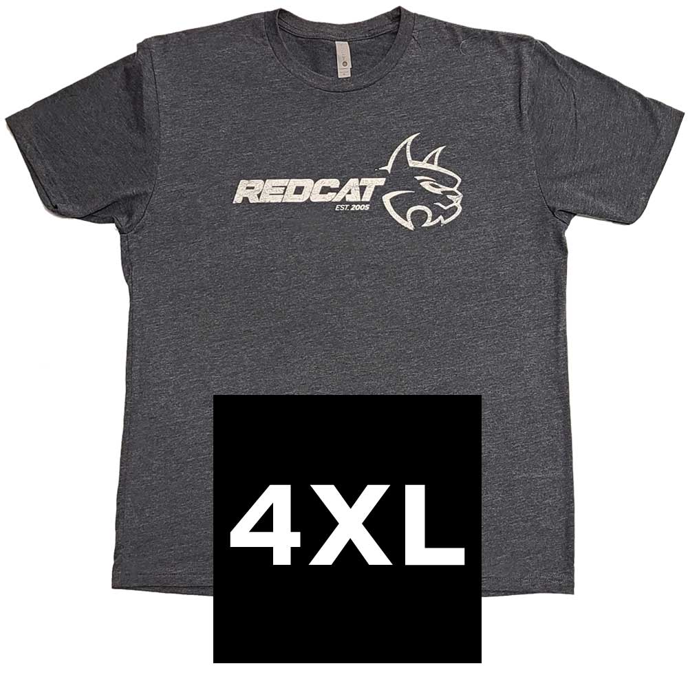 REDCAT - RER14266 Redcat Logo T-Shirt(Distressed)(4XL)(1pc) (RER14266)