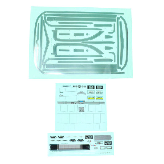 REDCAT - RER15538 59" Impala Trim and Interior Decals W/ Chrome Body Trim Decals(1set) (RER15538)