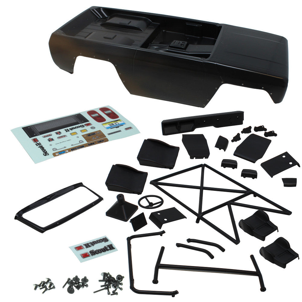 REDCAT - RER12083 Scout II Axe Body W/ Accessories(Black)(1p) (RER12083)