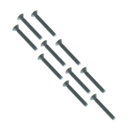 REDCAT - RER12473 3x20mm Countersunk Hex Machine Thread Screws (10pcs) (RER12473)