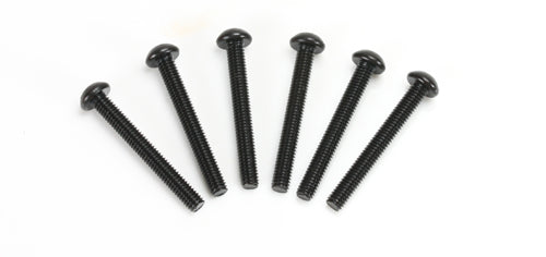 REDCAT - 3.5x28mm Button Head Hex Machine Thread Screws (6pcs) (123528BU)