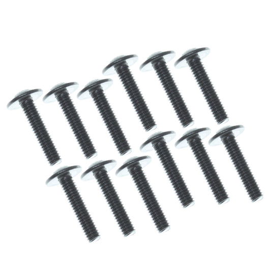 REDCAT - RER18711 4x18mm Button Head Flange Screws (12pcs) (RER18711)