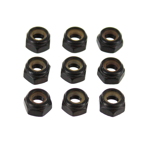 REDCAT - 50080 5mm Steel Nylon Insert Lock Nuts (9pcs) (50080)