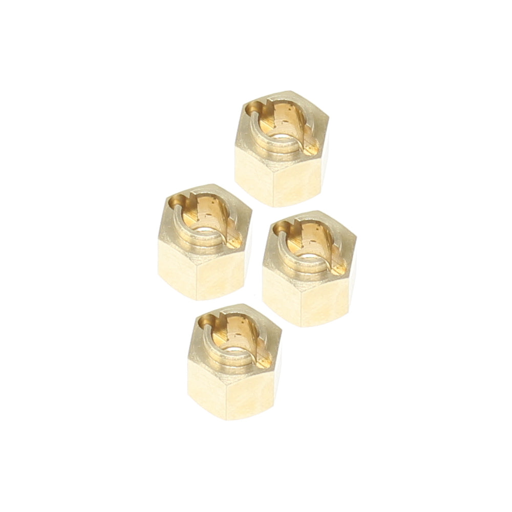 REDCAT - RER30380 Wheel Hexes (Brass)(4pcs) (RER30380)