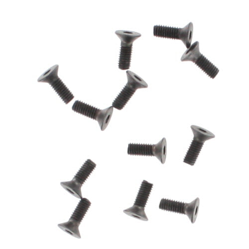 REDCAT - BS903-066 3x8mm Countersunk Hex Machine Thread Screws (12pcs) (BS903-066)